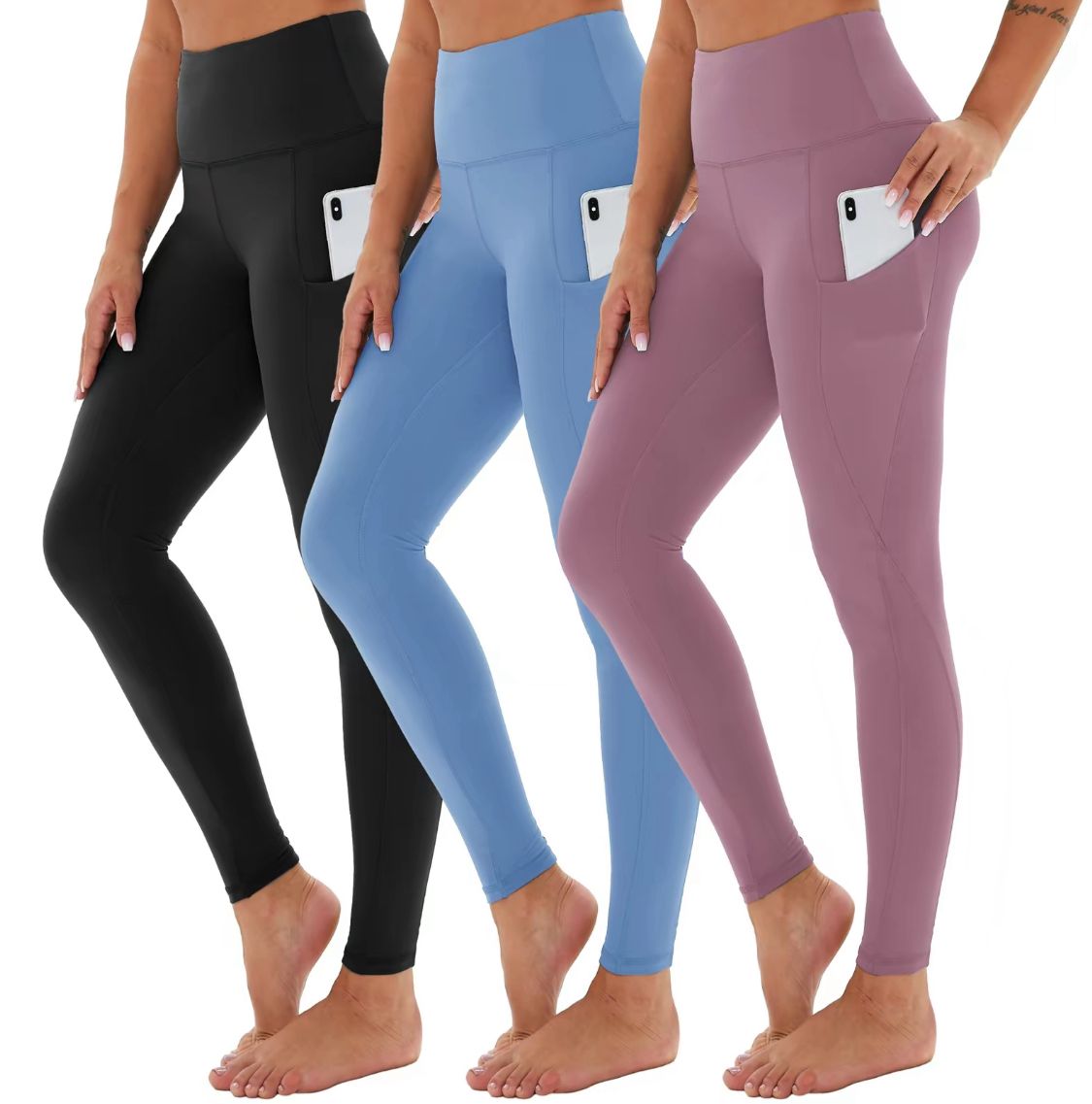 TNL: [3 pack] Leggings With Pockets