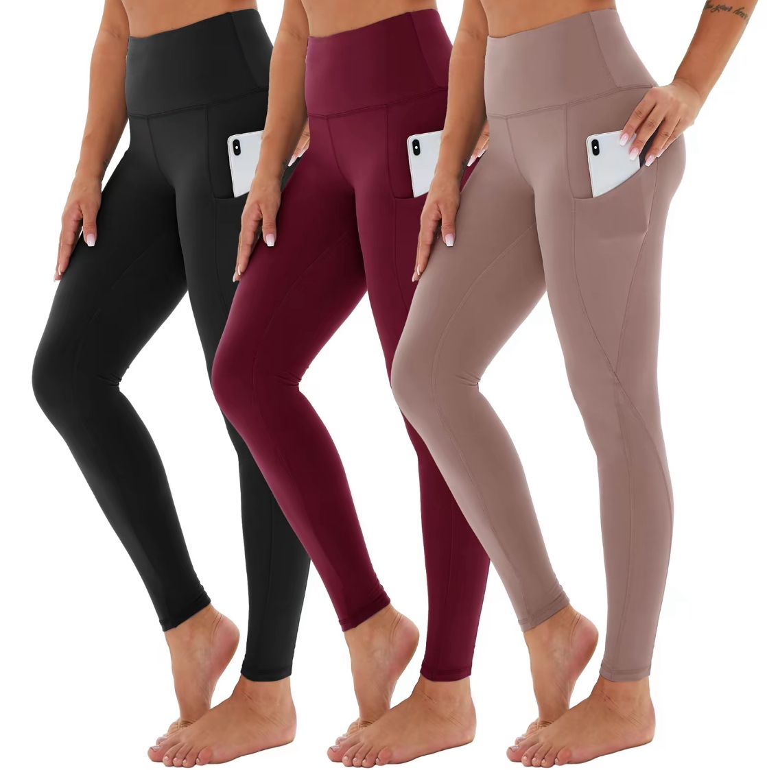 TNL: [3 pack] Leggings With Pockets