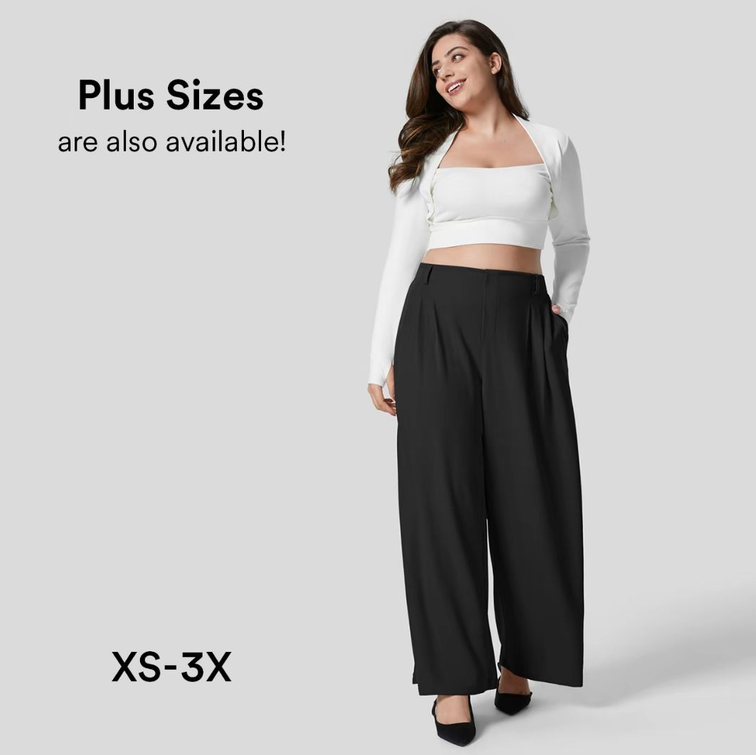 High Waisted Wide Leg Waffle Pants
